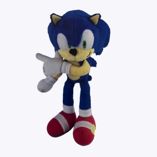 Plush Toy - Sonic the Hedgehog - Modern Sonic - 8 Inch - Finger Points Right