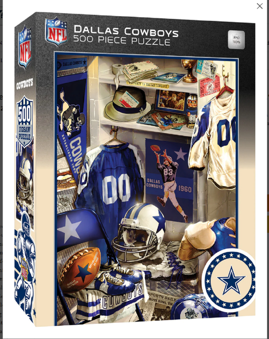 Dallas Cowboys Locker Room 500 pc