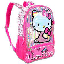 Hello Kitty Backpack and Lunch Box for Girls - Bundle with 16"