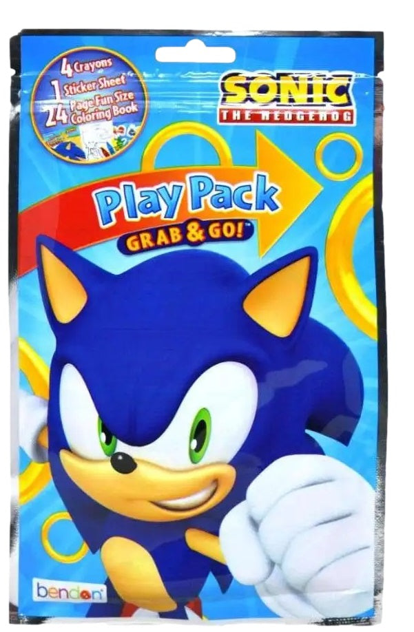 (Pre Order) Sonic the Hedgehog Grab and Go Play Pack - Party Favors - 1ct (Pre Order)