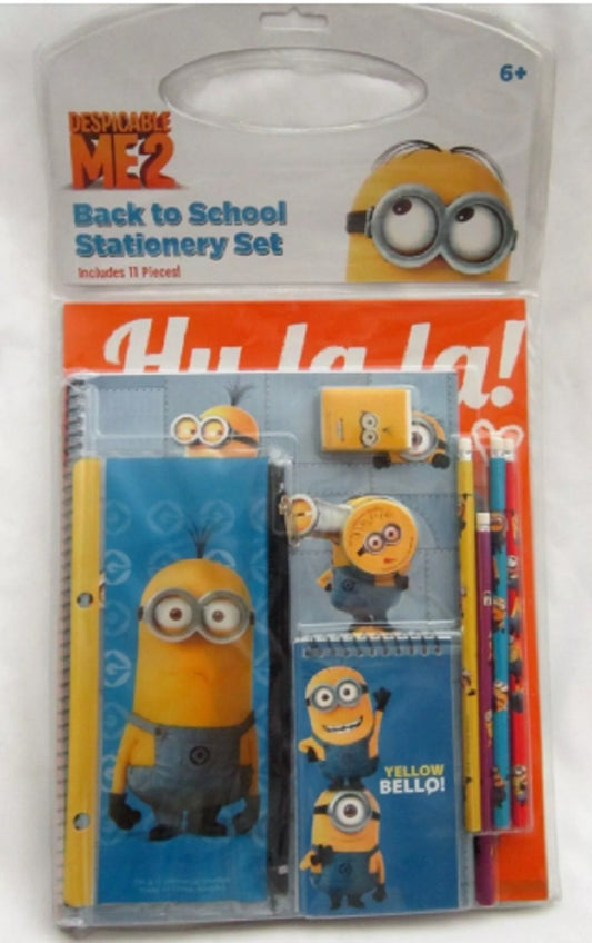 Disney Minion 11pc Stationary Set Character