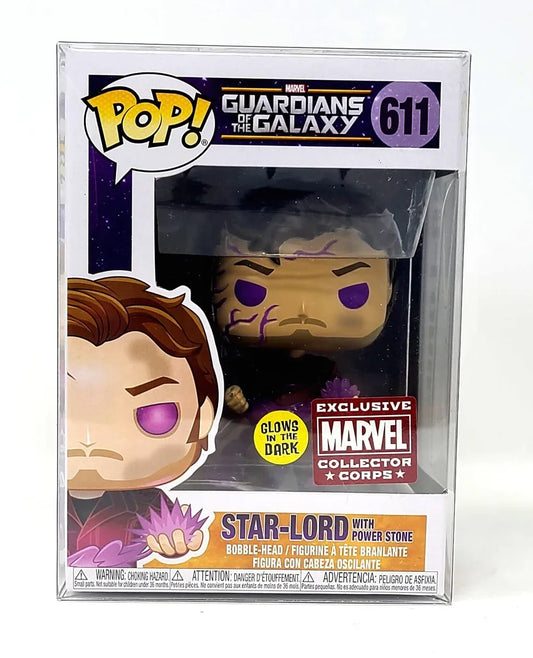 Star- Lord with Power Stone Funko POP! #611 - Guardians of the Galaxy - Exclusive / Glows in the Dark
