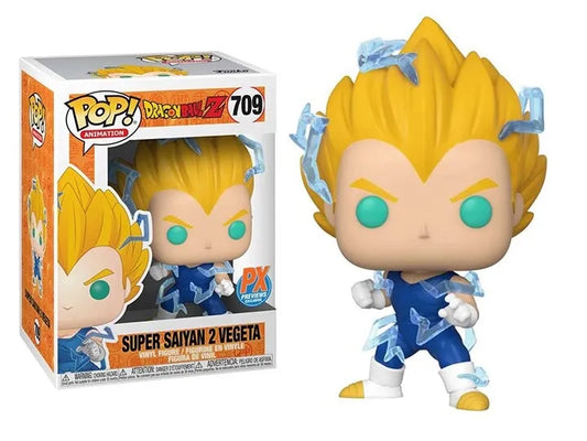 Funko Pop! Animation: Dragon Ball Z - Super Saiyan 2 Vegeta PX Exclusive NEW