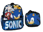 SEGA Sonic the Hedgehog 16" Backpack with Lunch Bag