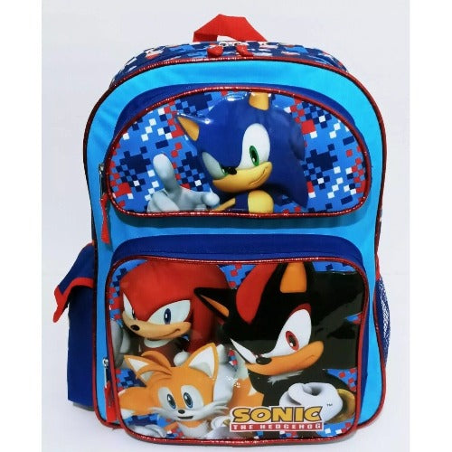 Backpack - Sonic the Hedgehog - Large 16 Inch - 4 Characters