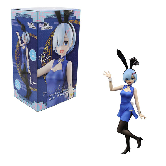 Rem Bunny Blue China Dress RE:ZERO BiCute Bunnies Figure (Official FuRyu)