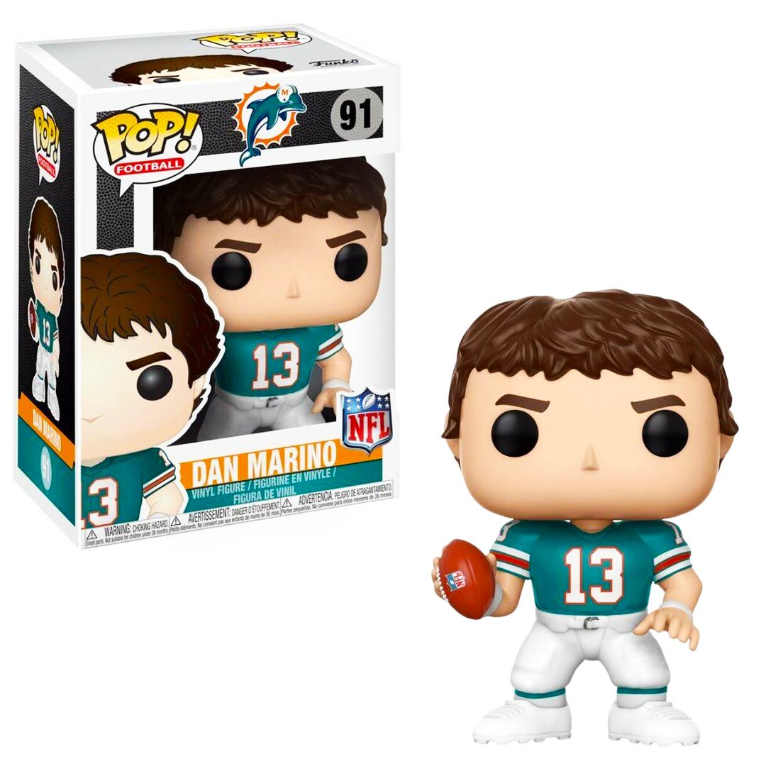 NFL Legends Dan Marino Dolphins Home Funko Pop! Vinyl Figure #91