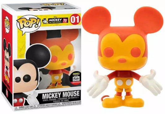 Funko Pop! Mickey Mouse Funko Exclusive 90 Years #01 Orange and Red