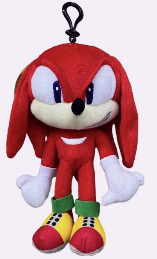 Sonic the Hedgehog 8in Plush Toy Clip - Knuckles