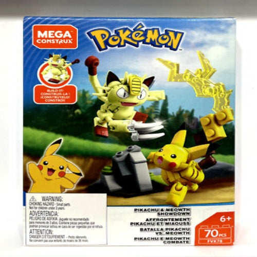 MEGA Construx Pokemon Pikachu & Meowth Showdown