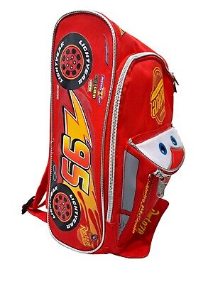 Disney Pixar Cars 14” Lightning McQueen Shaped Backpack