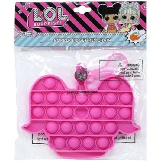 L.O.L. Popper Fidget Keychain PINK