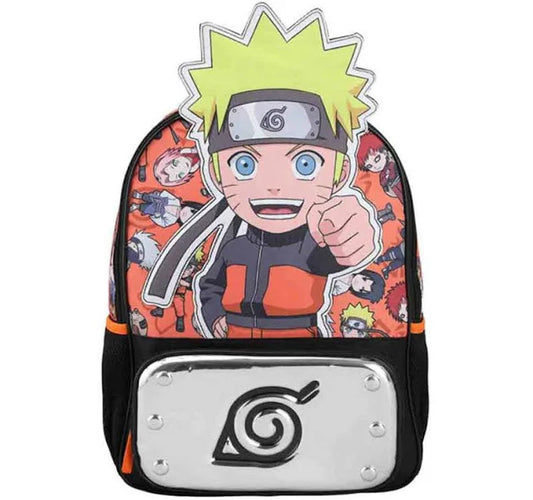 NARUTO SHIPPUDEN CHARACTER DIE CUT KIDS BACKPACK