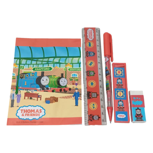 Stationery Set - Thomas the Train - Red - 6pc Favor Set