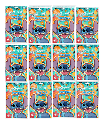 Stitch Grab and Go Play Pack Party Favors 12pc