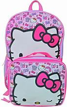 Hello Kitty Backpack with Lunch Tote