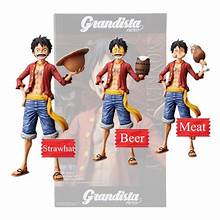 One Piece Monkey.D.Luffy Grandista nero Figure