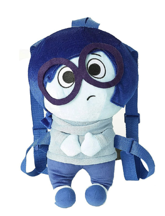 Inside Out 17" Plush Backpack, Sadness