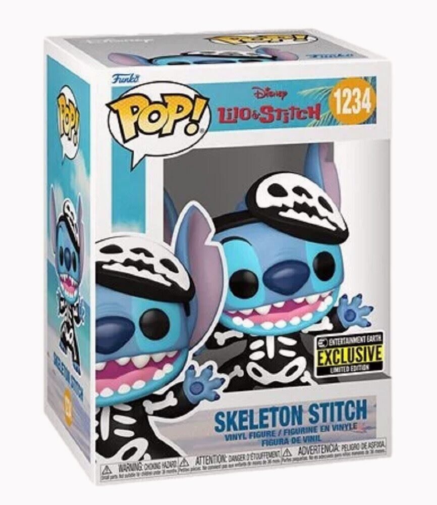 Lilo & Stitch Skeleton Stitch Pop! Vinyl Figure - Entertainment Earth Exclusive