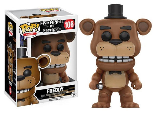 Funko Pop! Games Five Nights at Freddy's Freddy Vinyl Figure Toy #106