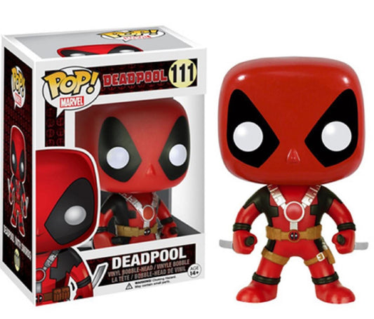 Funko Pop! Marvel Deadpool (w/Swords) Vinyl Bobble Head Figure #111