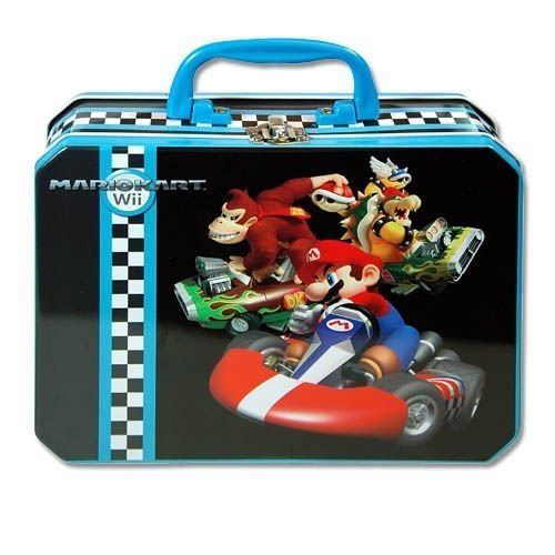 Mario Brothers Small Tin Lunch Box Pencil Case - Black