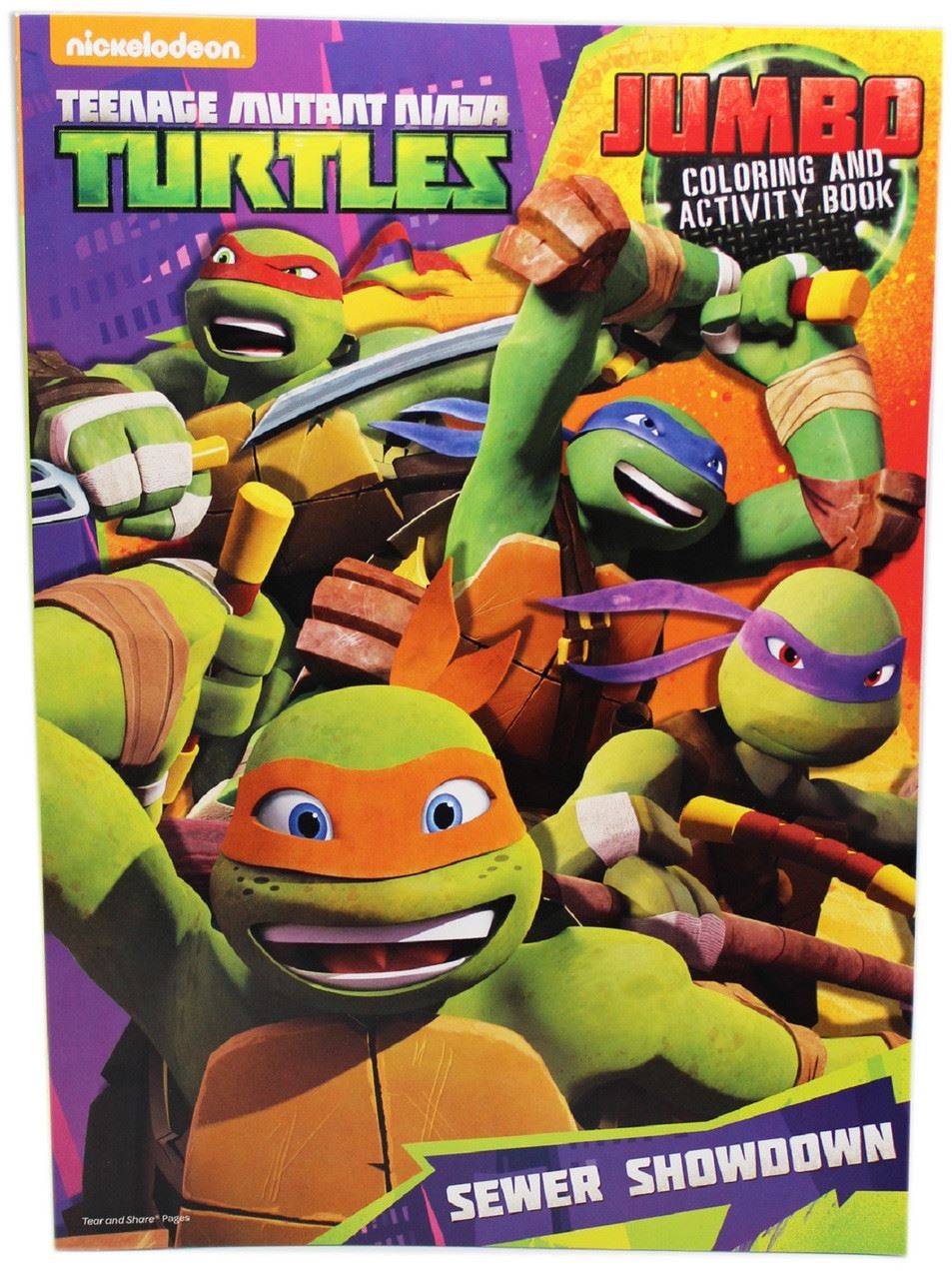 Coloring Book - Ninja Turtles - C & A 96p - Sewer Showdown