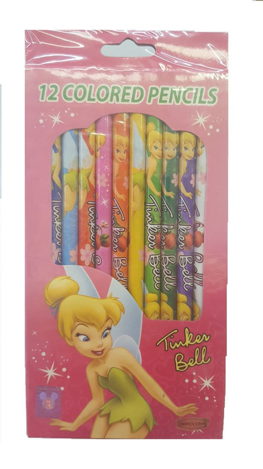 Tinkerbell Pack of 12 Colored Pencils
