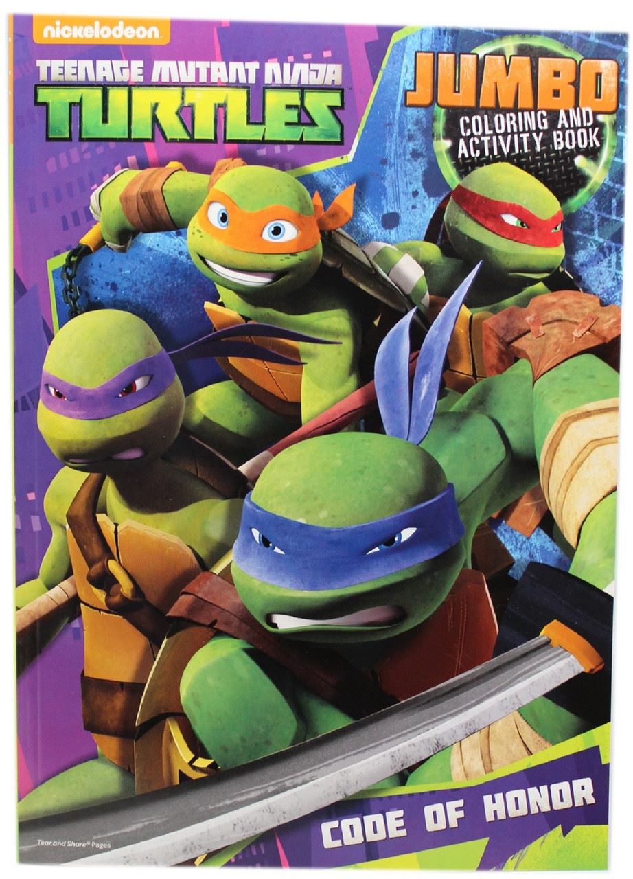 Coloring Book - Ninja Turtles - C & A 96p - Code of Honor