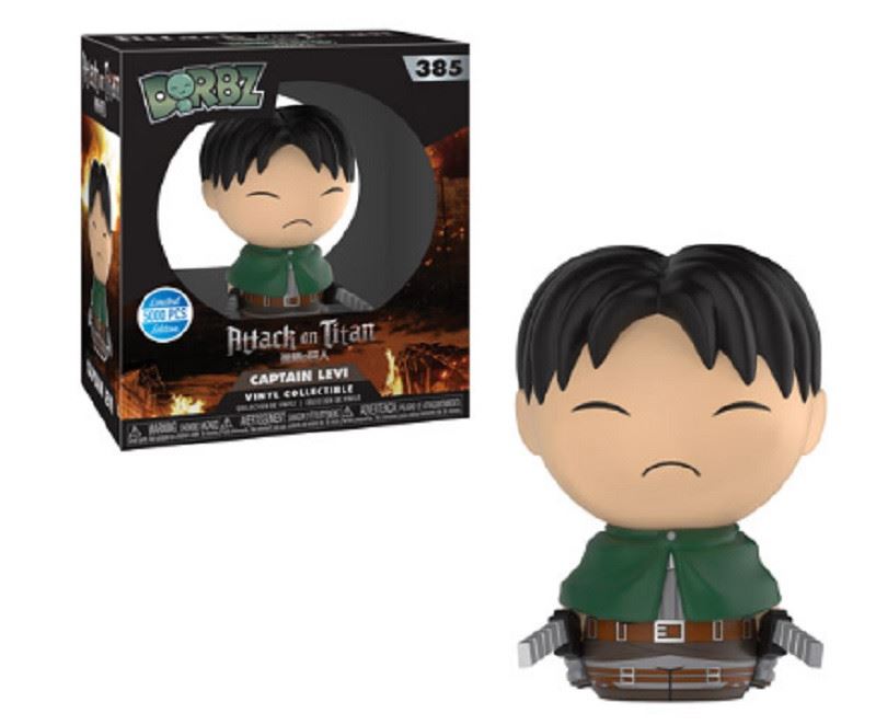 Funko Dorbz Attack on Titan Captain Levi Vinyl Collectible #385