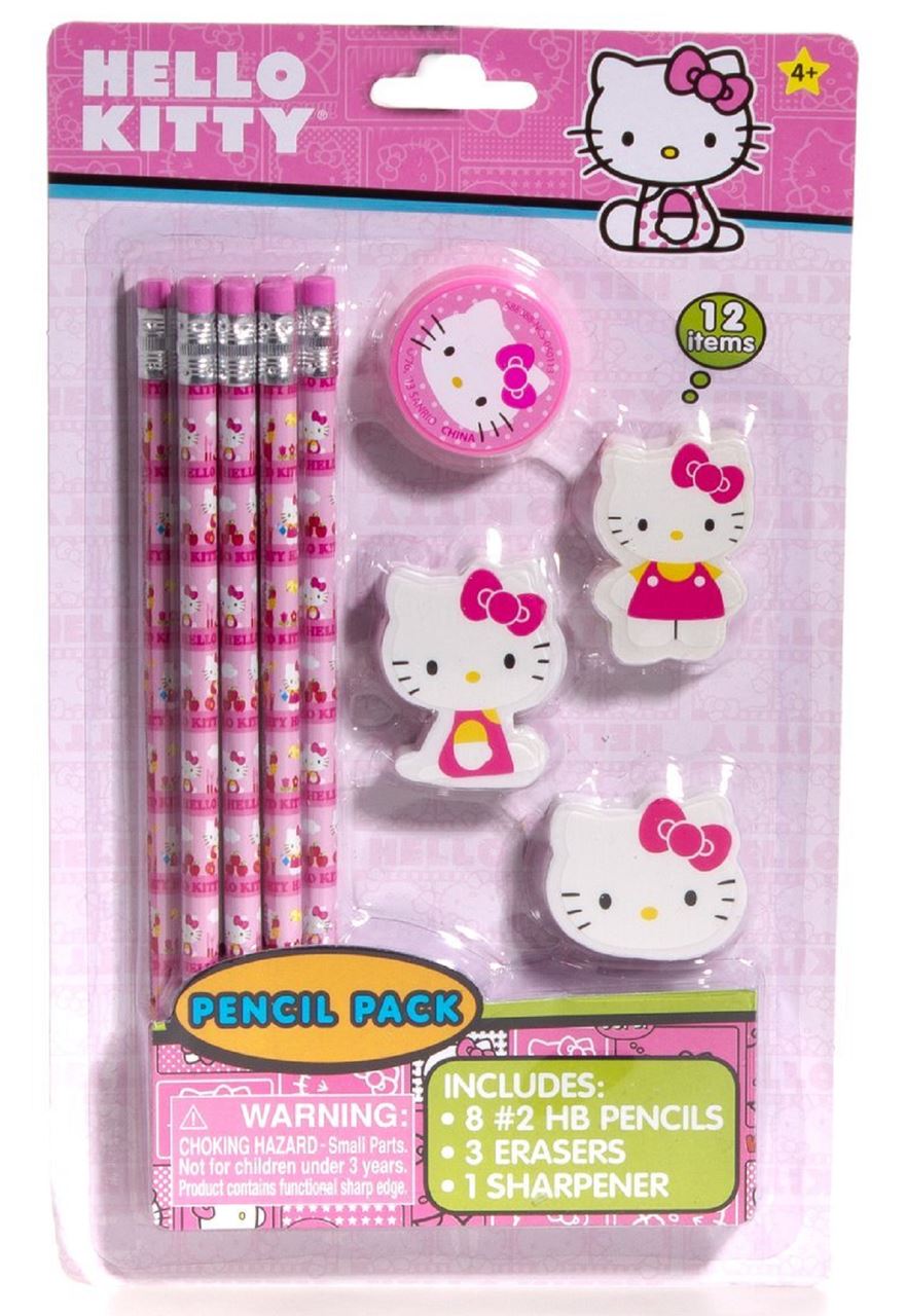 Hello Kitty Deluxe Pencil Pack - 12 pieces