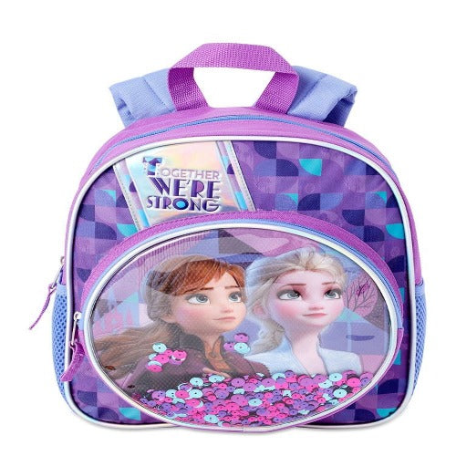 Backpack - Frozen - Small 12 Inch - Purple - Sequins