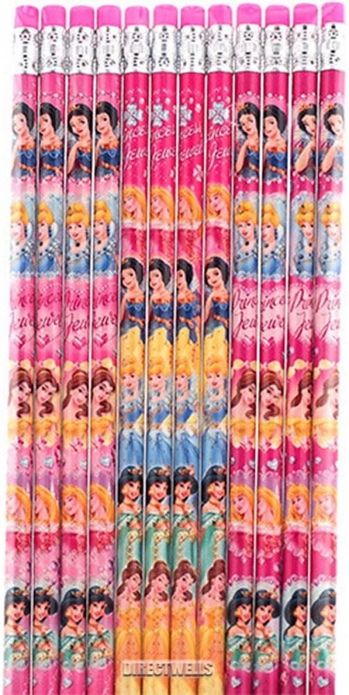 Princess Pencils - Pack of 12ct Wooden