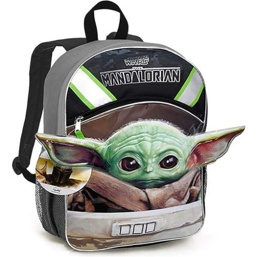 BackpackStar Wars The Mandalorian The Child w/ 3D Ears 12 Inch - Partytoyz Inc