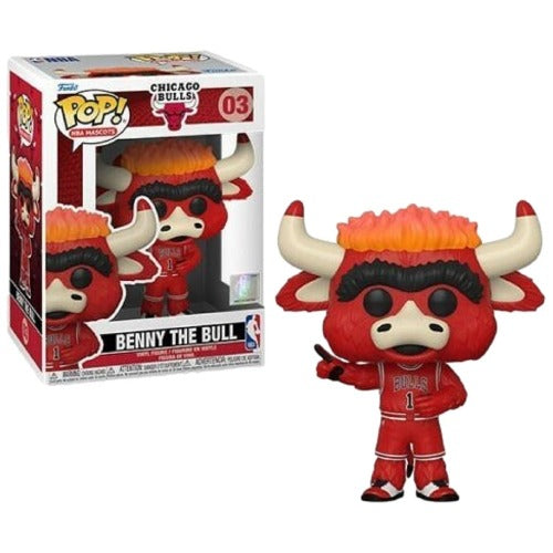 Benny the Bull Funko Pop - Chicago Bulls - NBA Mascots - Partytoyz Inc