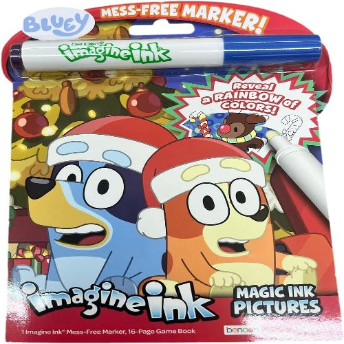 Bluey Imagine Ink 16p Holiday Activity Book - Partytoyz Inc