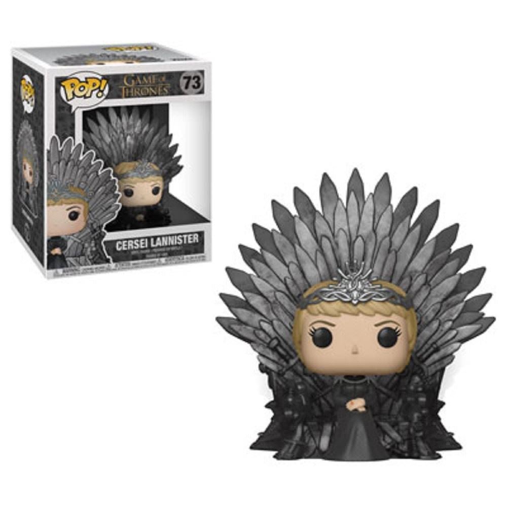 Cersei Lannister Sitting on the Iron Throne Funko POP Deluxe - Game of Thrones S - Partytoyz Inc