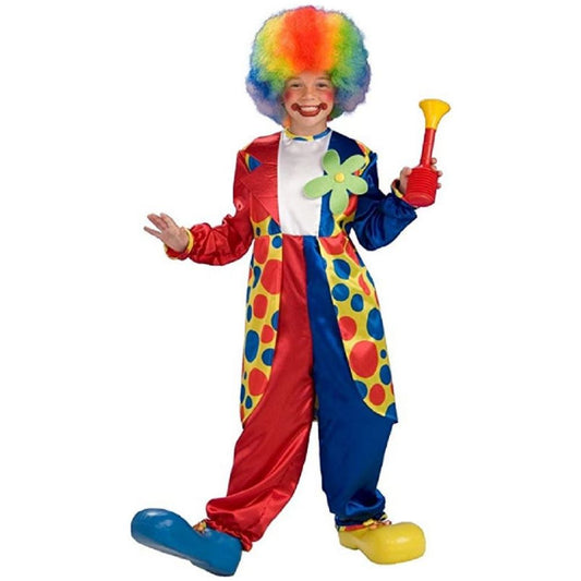 Costume - Clown - Bubbles the Clown - Kids - Size Large - Size 12-14 - Ages 8-10 - Partytoyz Inc