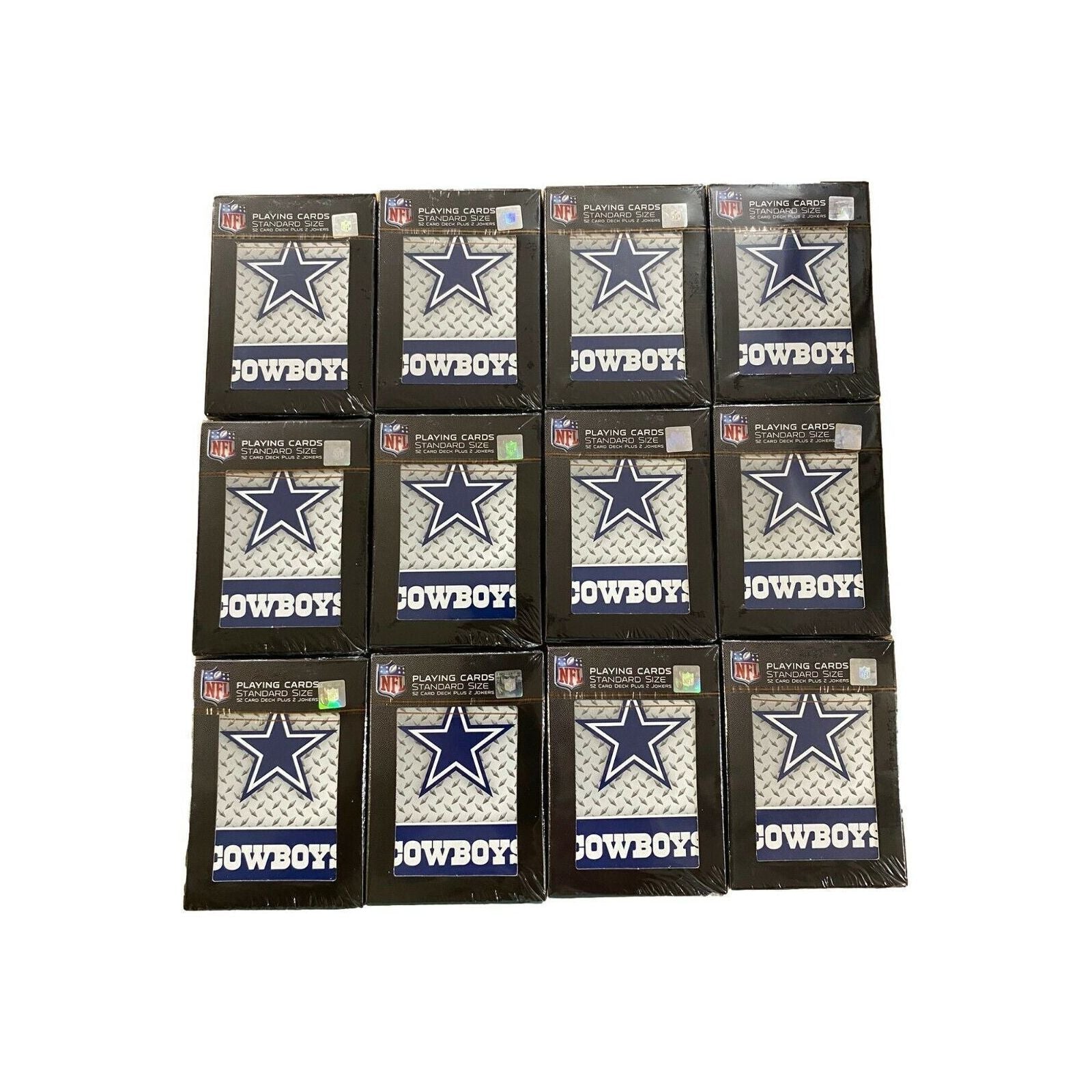 Dallas Cowboys Paper Playing Cards 12pk - Partytoyz Inc