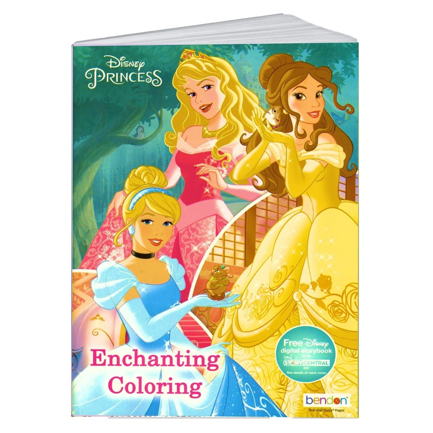 Disney Princess Coloring Book for kids - 192p - 24pc Master case - Partytoyz Inc