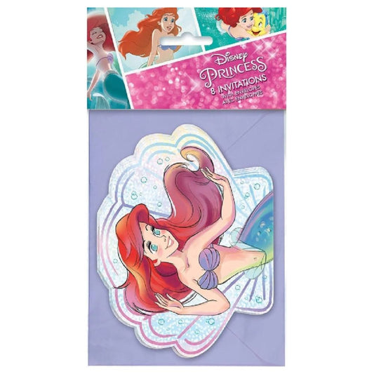 Disney The Little Mermaid Party Invitations - Partytoyz Inc