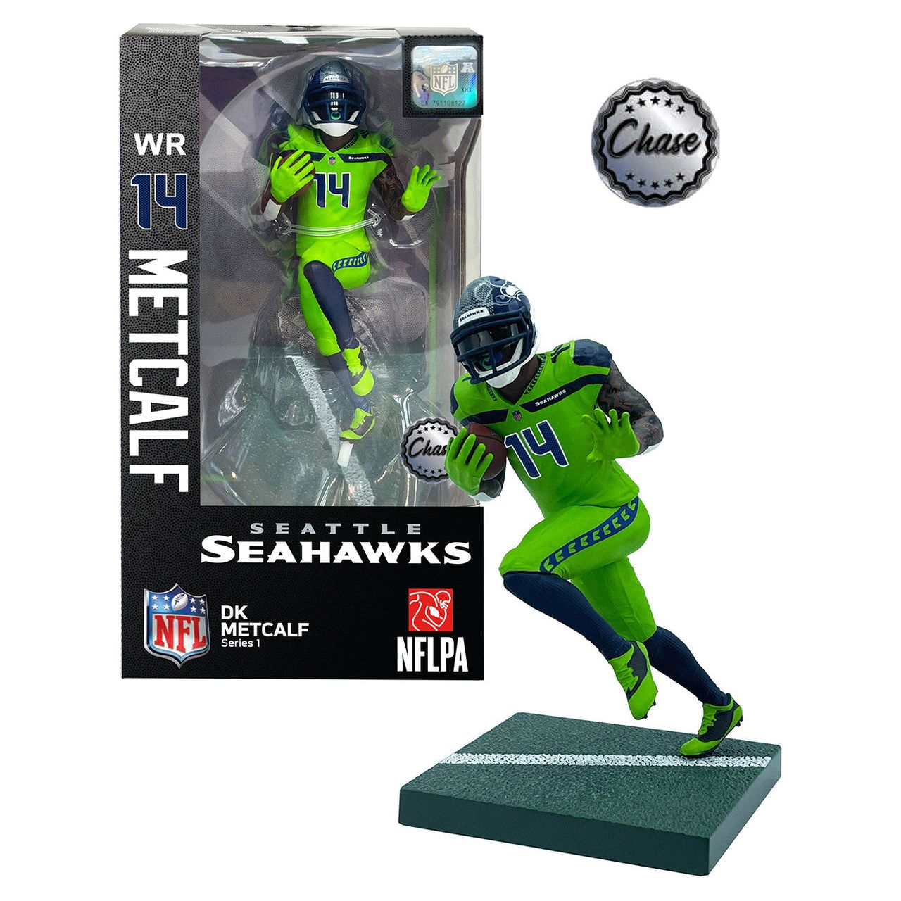 D.K. Metcalf (Seattle Seahawks) CHASE NFL 6" Figure Series 1 - Partytoyz Inc