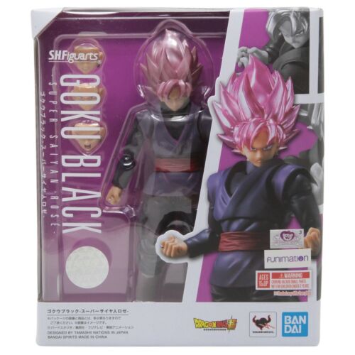 Dragon Ball Super Goku Black Super Saiyan Rose Figure Bandai S.H. - Partytoyz Inc