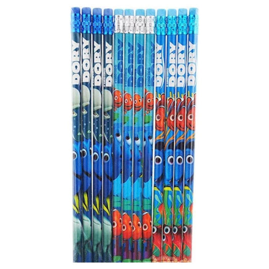 Finding Dory & Friends Blue/Light-blue/Dark-blue Wooden Pencils Pack oPartytoyz Inc