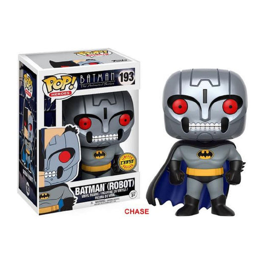 Funko Pop! Heroes Batman The Animated Series Batman (Robot) Vinyl Figure Chase # - Partytoyz Inc