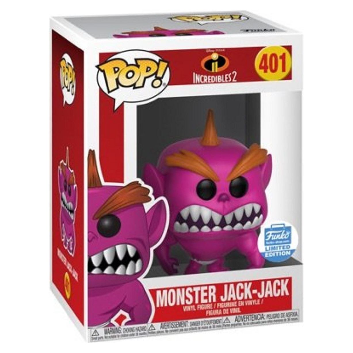 Funko POP - Incredibles 2 - Monster Jack Jack - Vinyl Collectible Figure - Damag - Partytoyz Inc