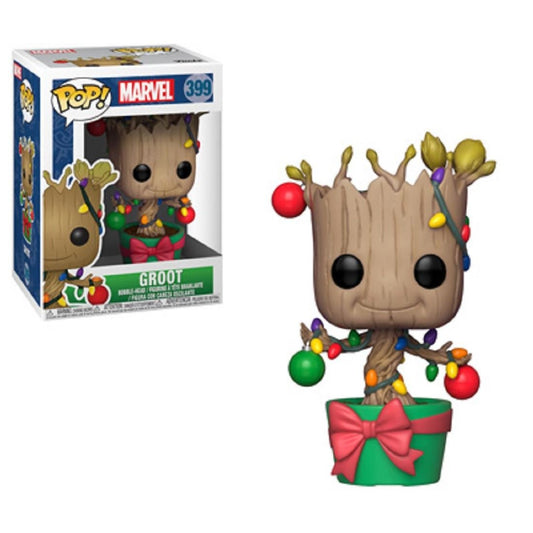 Funko POP - Marvel Holiday - Groot - Vinyl Collectible Figure - w Lights and Orn - Partytoyz Inc