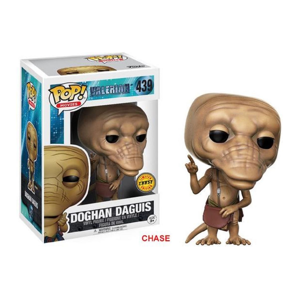 Funko Pop! Movies Valerian Doghan Daguis (Index Finger Up) Vinyl Figure Chase #4 - Partytoyz Inc