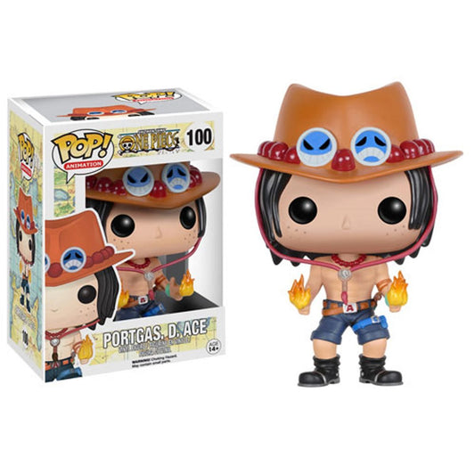 Funko POP - One Piece - Portgas D. Ace - Vinyl Collectible Figure #100 - Partytoyz Inc