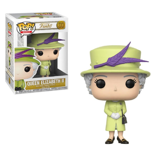 Funko POP - Royal Family - Queen Elizabeth II - W2 - Green - Vinyl Collectible F - Partytoyz Inc